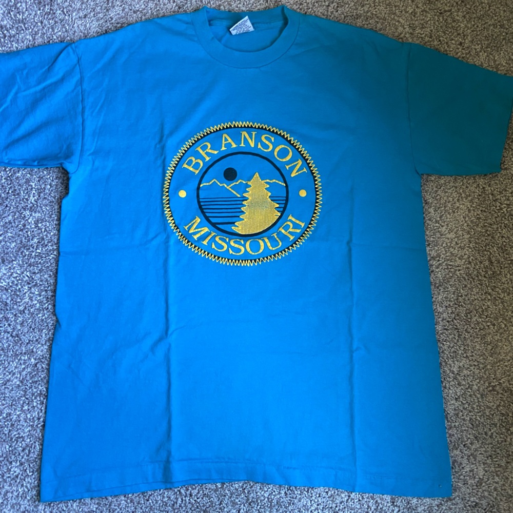 Branson Missouri Teal Graphic Tee